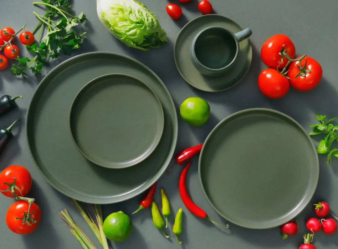 Palmer Sandy Loam Serviesset 30-delig - 6 Personen - Groen Stoneware