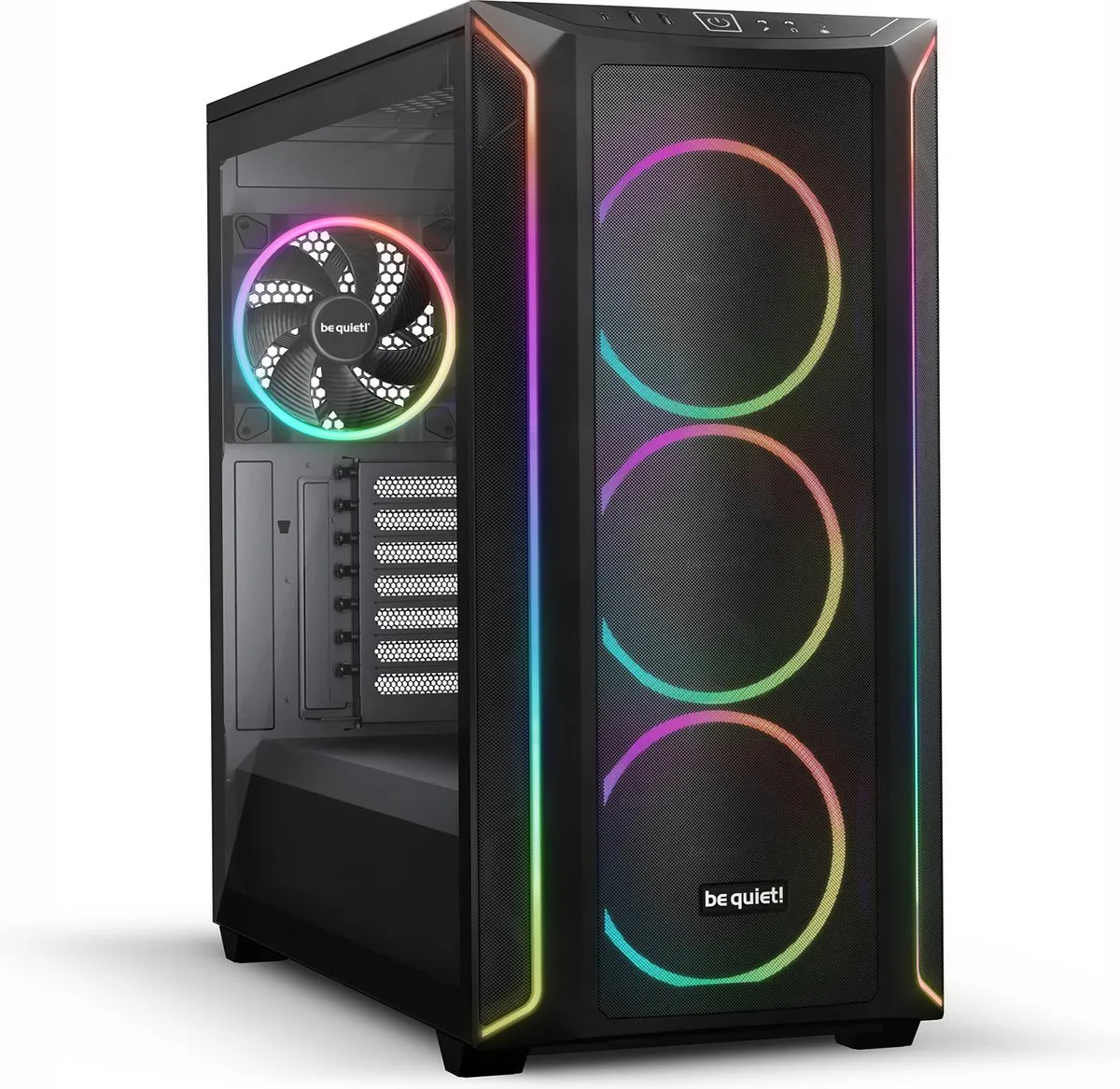 be quiet! SHADOW BASE 800 FX PC Behuizing - 4 Ventilatoren - Zwart