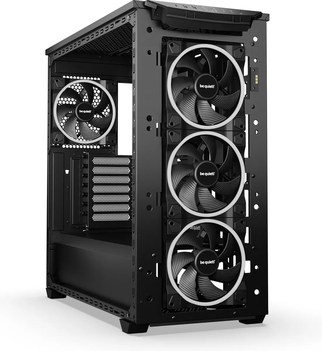 be quiet! SHADOW BASE 800 FX PC Behuizing - 4 Ventilatoren - Zwart