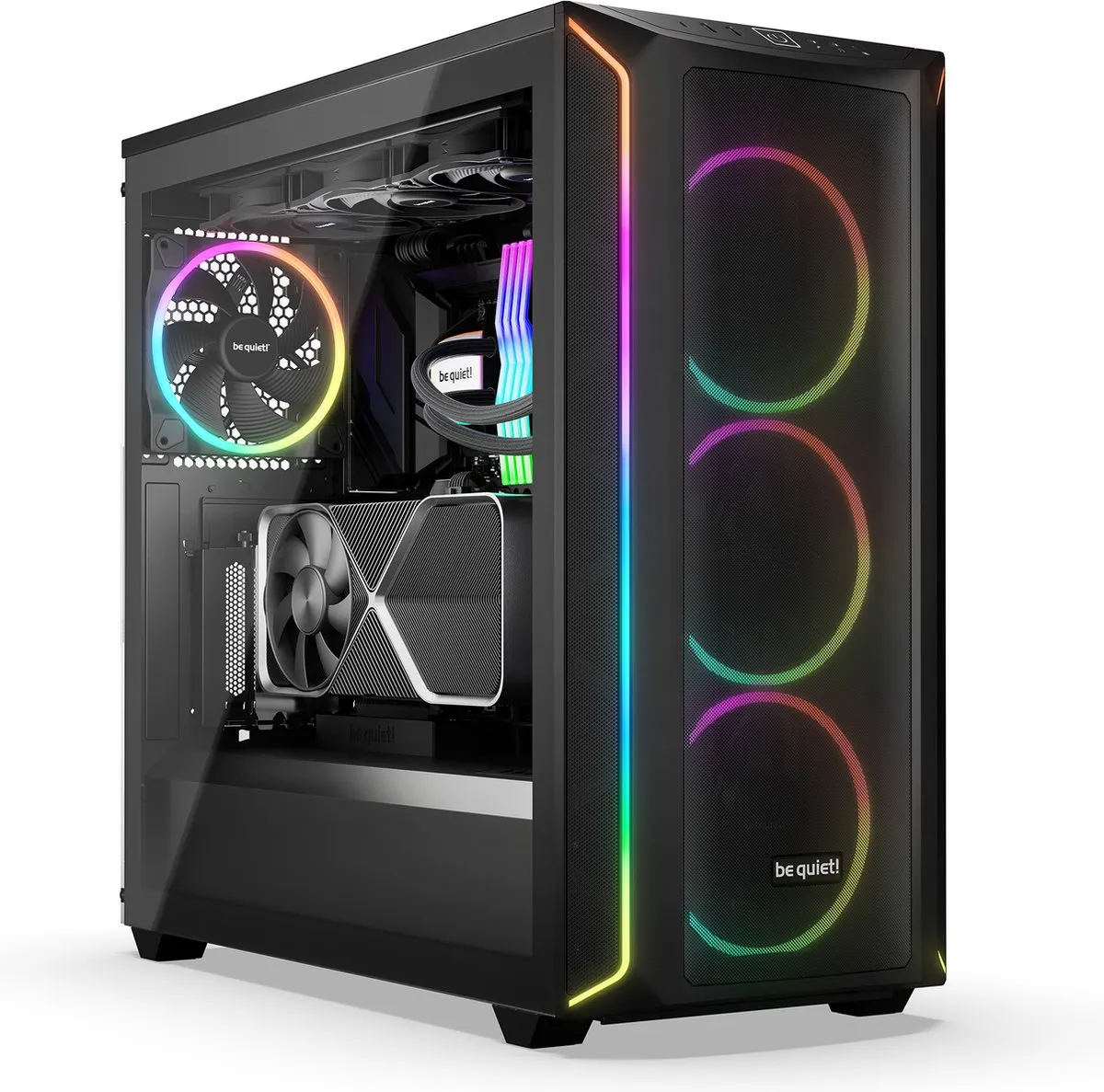 be quiet! SHADOW BASE 800 FX PC Behuizing - 4 Ventilatoren - Zwart