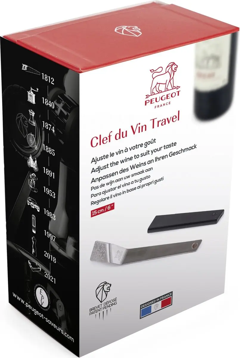 Peugeot Clef Du Vin RVS Meetinstrument Houdbaarheid Wijn 245092 - afbeelding 3 van 6