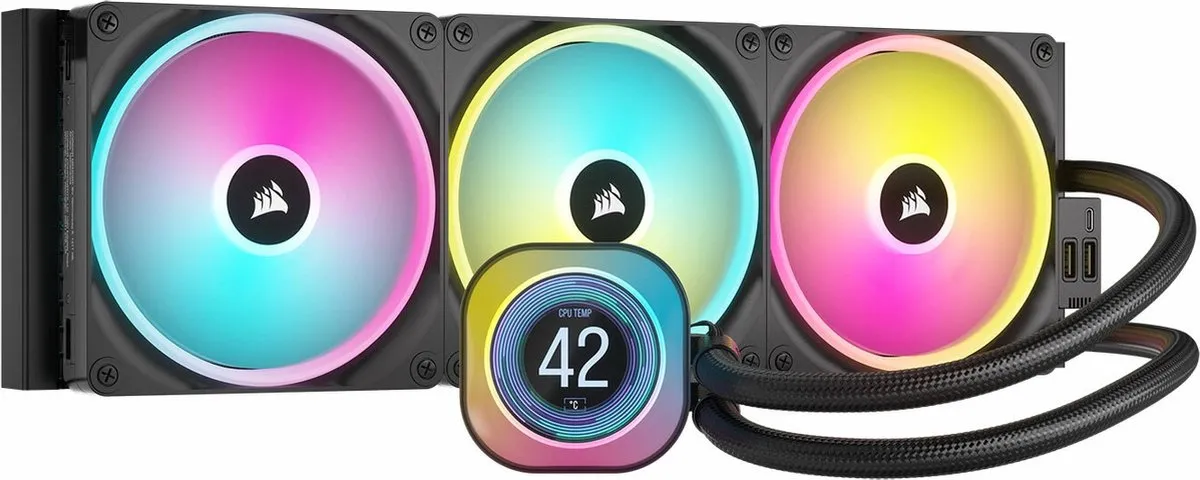 Corsair iCUE LINK H170i LCD Vloeistofkoelsysteem 420mm