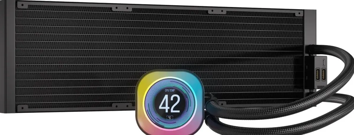 Corsair iCUE LINK H170i LCD Vloeistofkoelsysteem 420mm - 3x QX140 RGB - Zwart