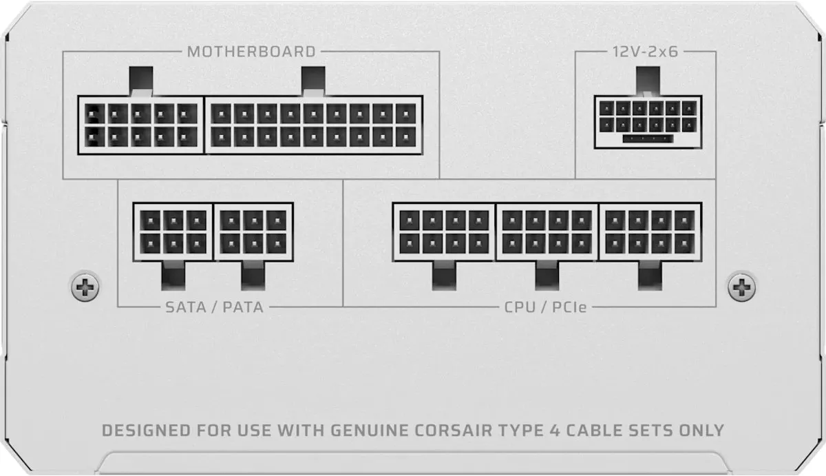 Corsair CP-9020293-EU ATX Voeding 850W Wit