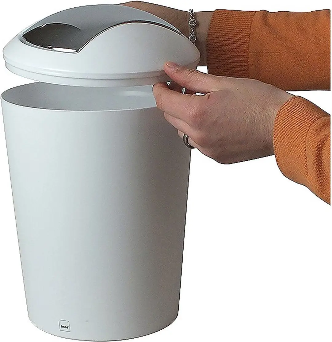 Kela Marta Afvalemmer Swing 5L - Wit