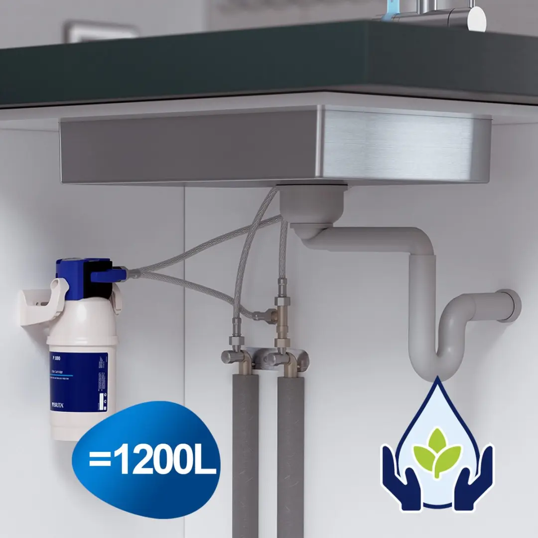 BRITA P1000 Waterfilterpatroon 1200L - Mypure P1 - Wit