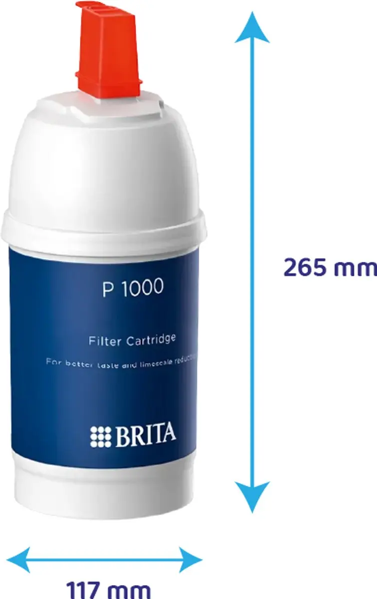 BRITA P1000 Waterfilterpatroon 1200L - Mypure P1 - Wit - afbeelding 6 van 6