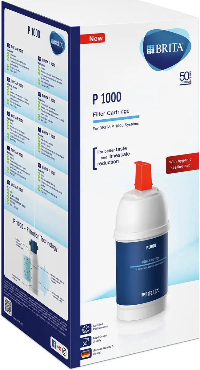 BRITA P1000 Waterfilterpatroon 1200L