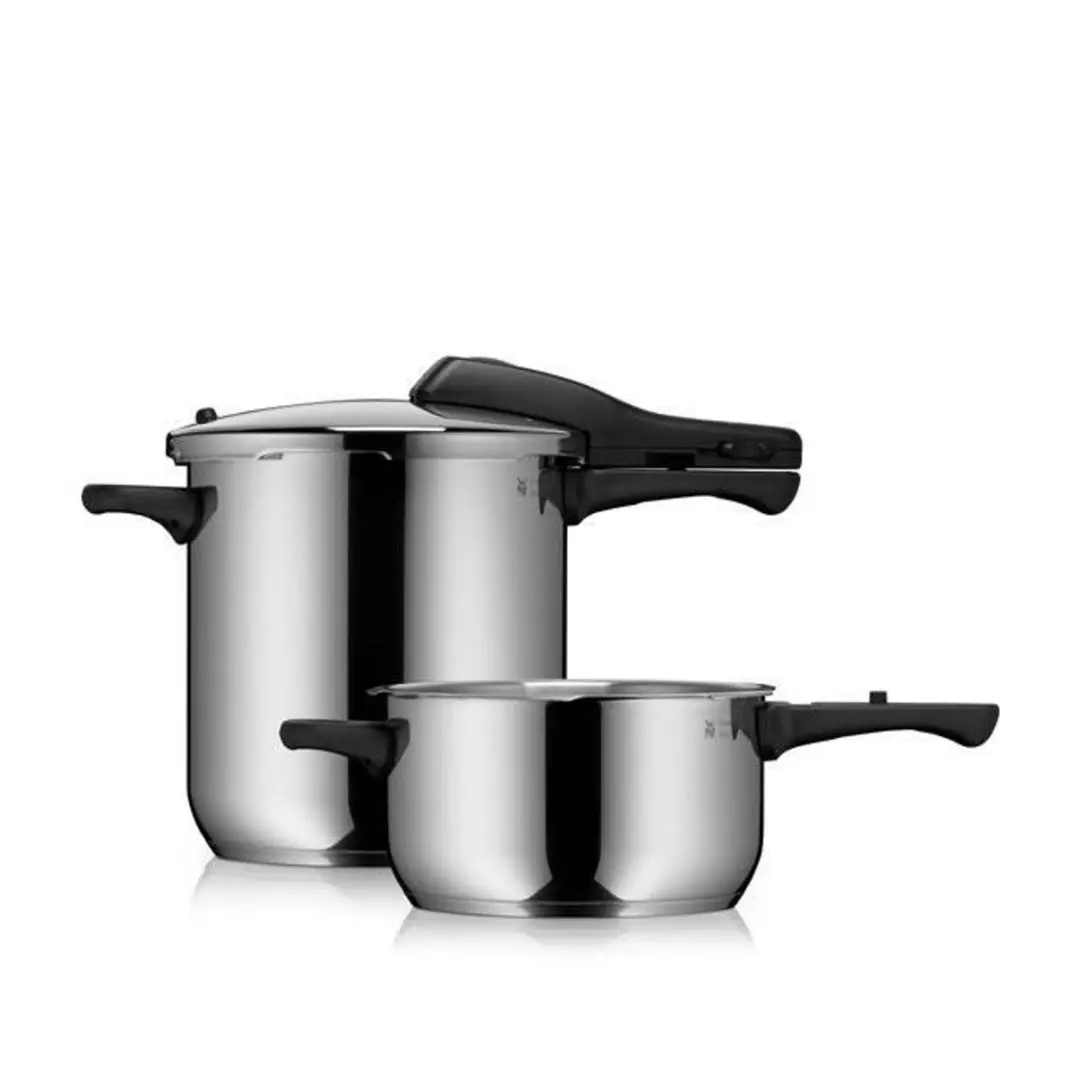 WMF 1512000346 Steelpan 8L - Zwart - 2 Stuks