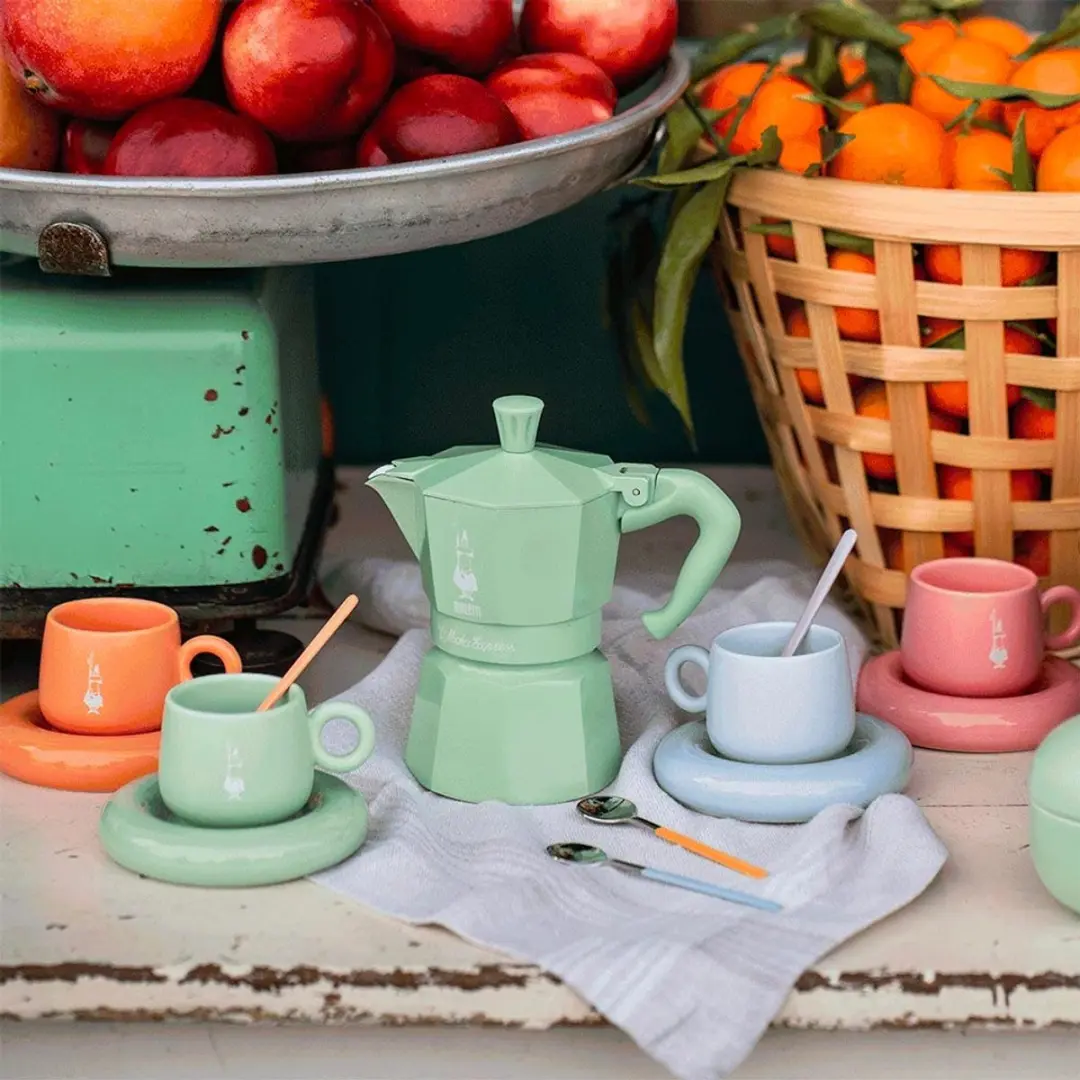 Cosy&Trendy Bialetti Mercato della Frutta Kopjeset - 4 Stuks - Multi