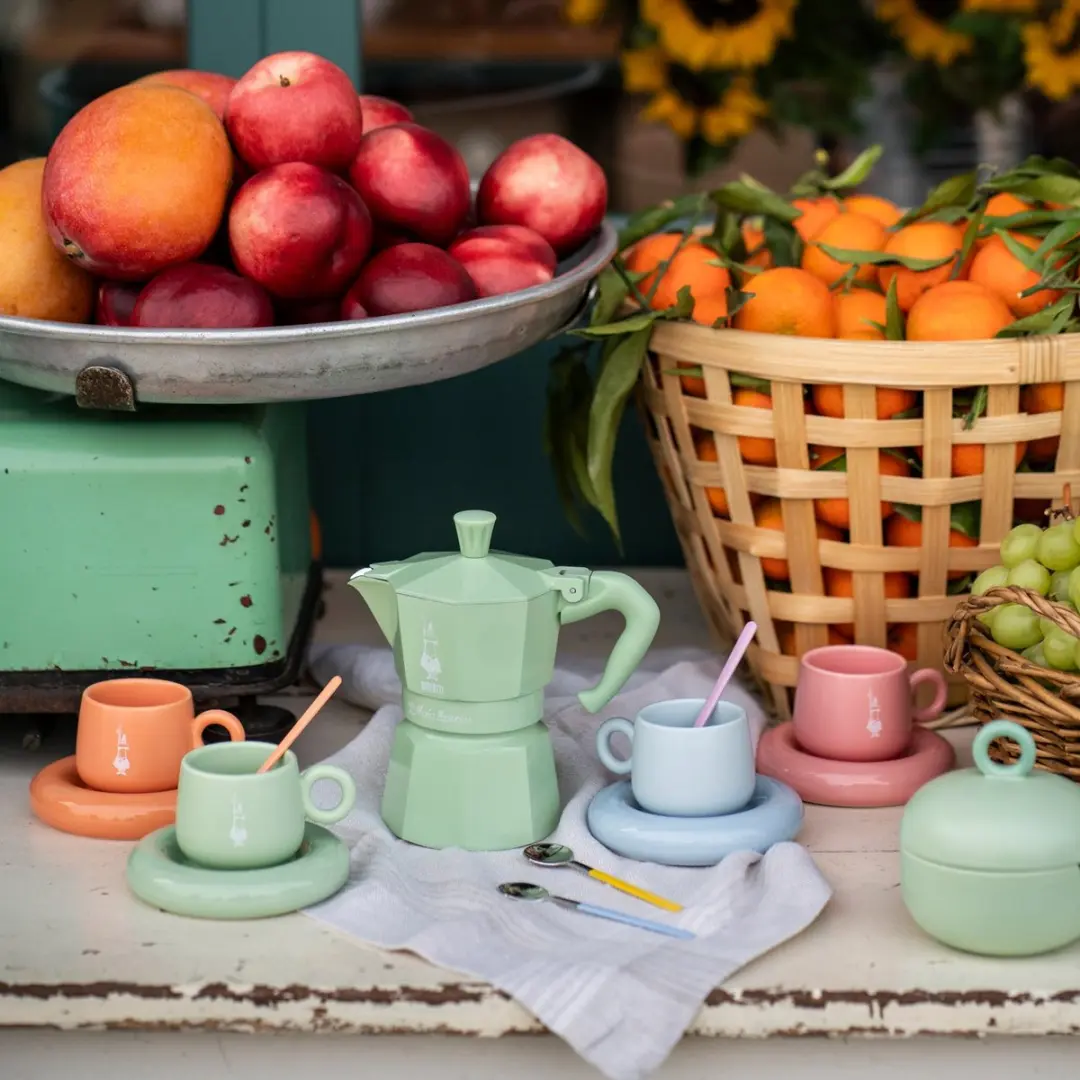 Cosy&Trendy Bialetti Mercato della Frutta Kopjeset - 4 Stuks - Multi