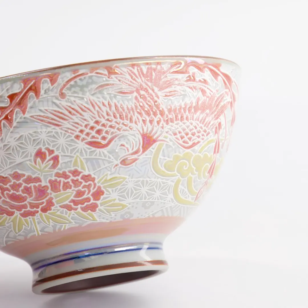 Tokyo Design Studio Kawaii Rijstkom Phoenix - Rood 300ml