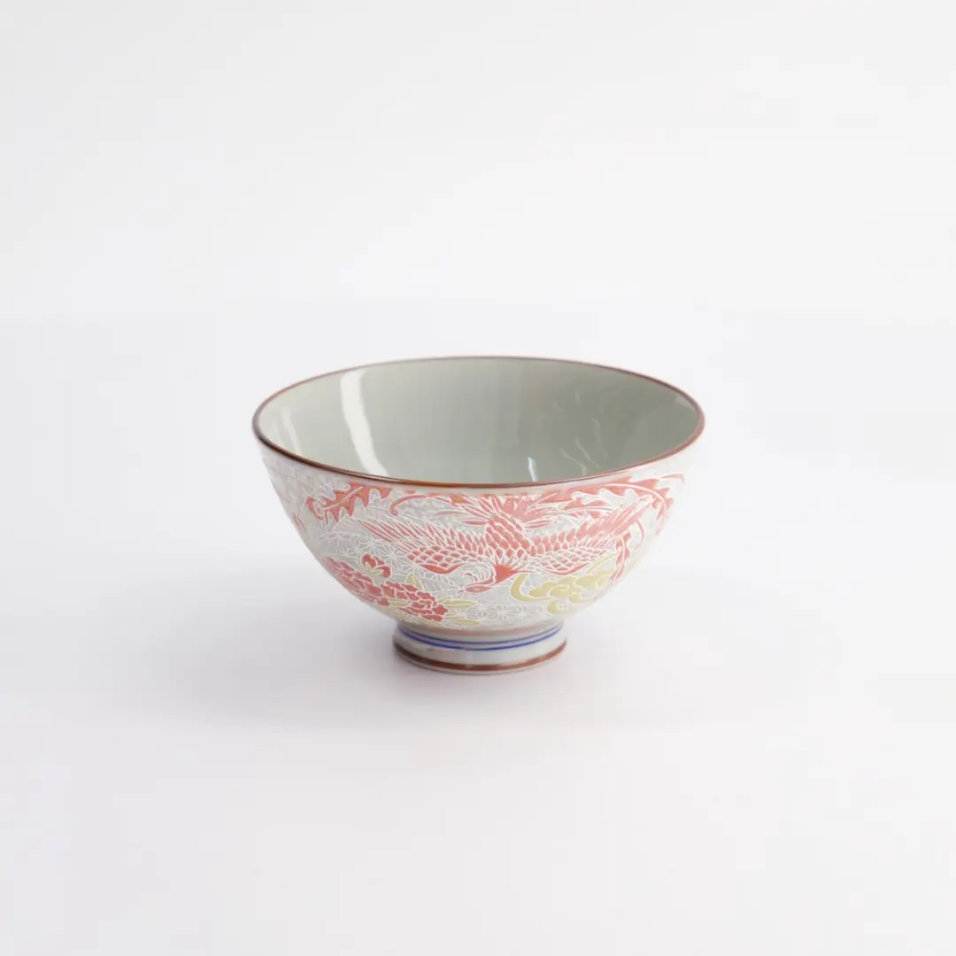 Tokyo Design Studio Kawaii Rijstkom Phoenix - Rood 300ml