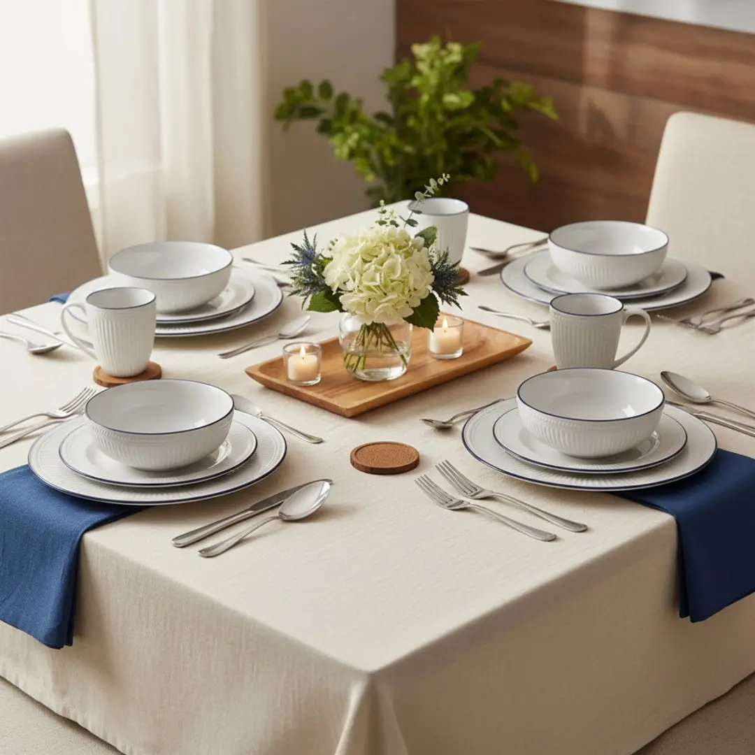 Cookinglife Whitmore Serviesset 30-delig - 6 Personen Wit