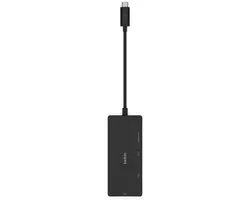 Belkin AVC003btBK USB-C Videoadapter - HDMI/VGA/DisplayPort/DVI - Zwart