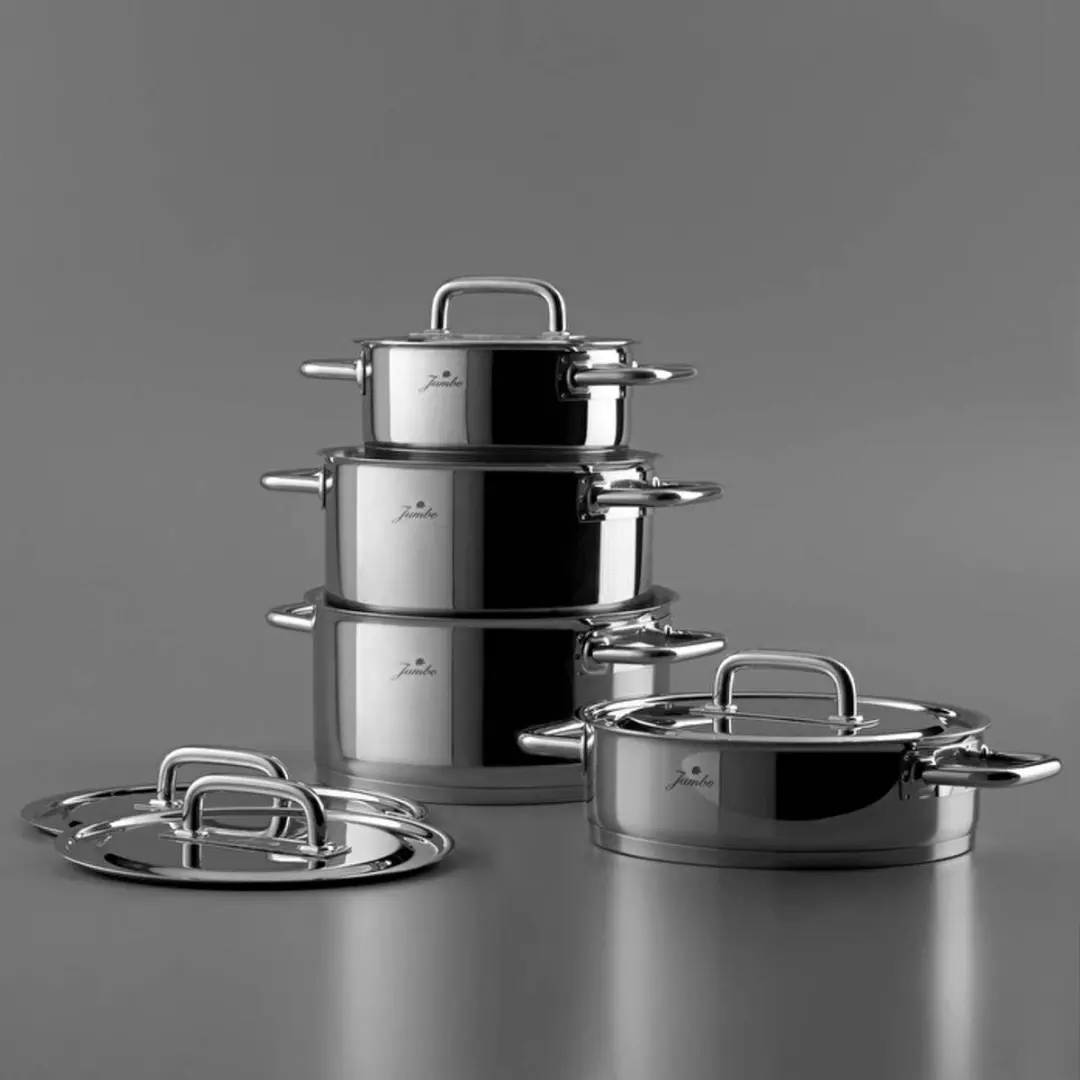 Jumbo Metalix RVS Pannenset 4-delig