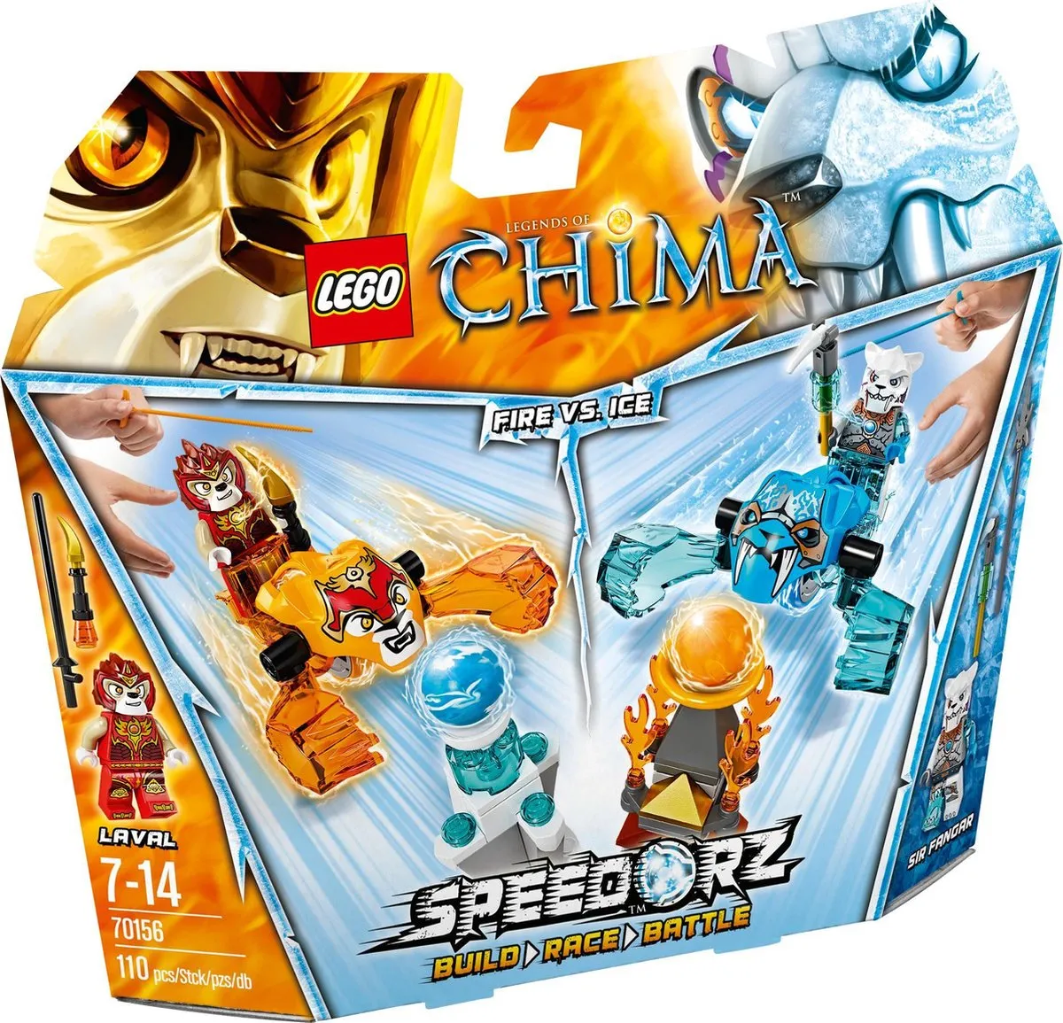 LEGO Chima Vuur vs. IJs 70156