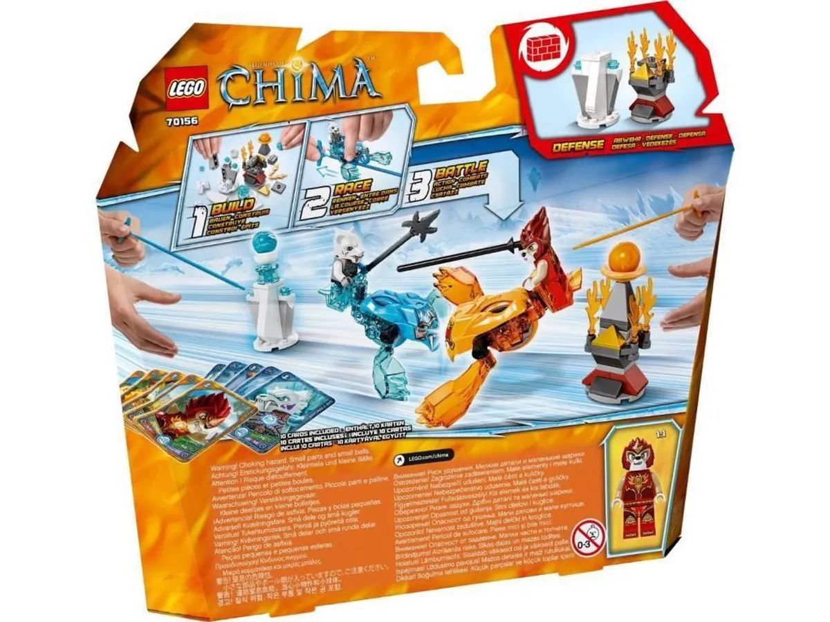 LEGO Chima Vuur vs. IJs 70156 - 110 Stenen - afbeelding 2 van 6