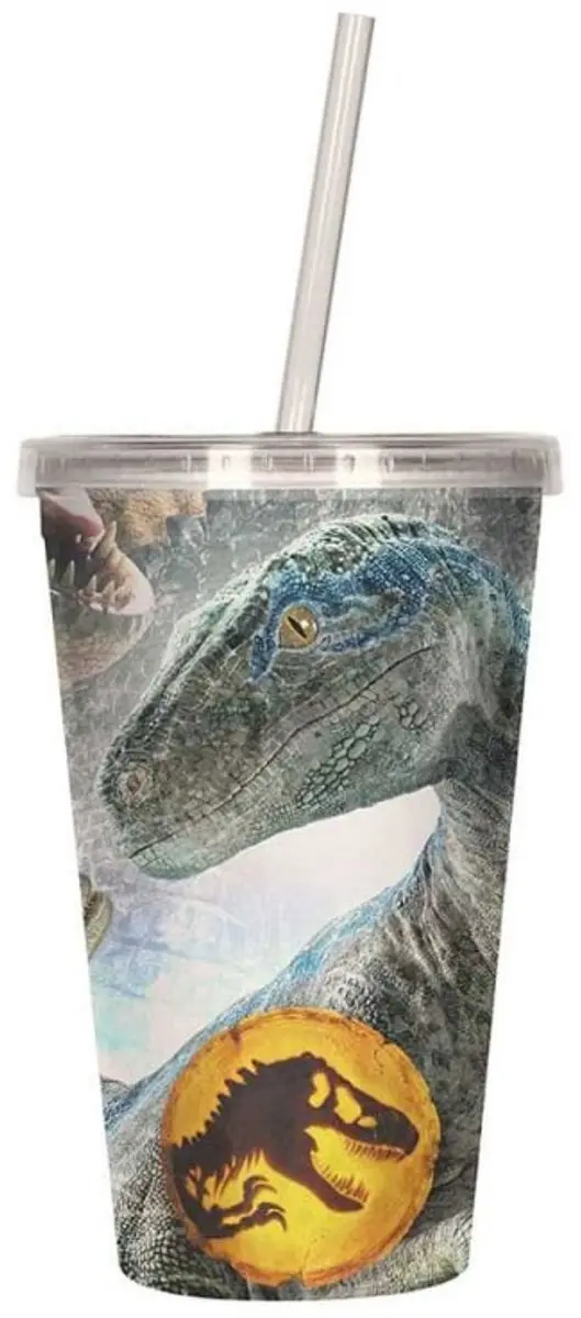 SD Toys Jurassic World 3D Drinkbeker met Rietje