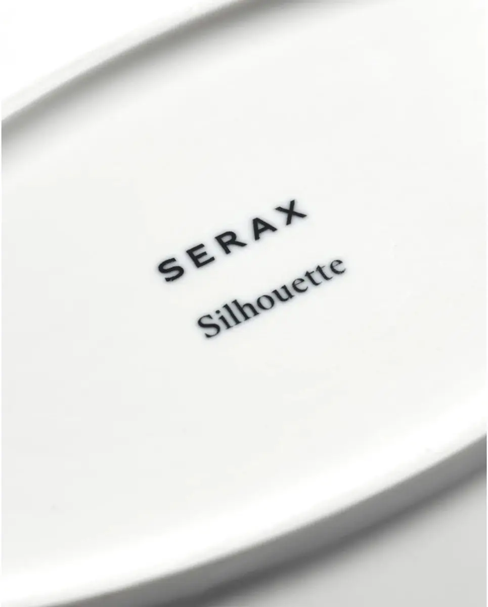 Serax Sergio Herman Silhouette Ovaal Bord 30x21cm - Wit - afbeelding 6 van 6