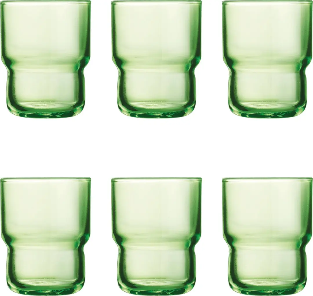 Arcoroc Log Tumbler 16cl - Groen - 6 Stuks