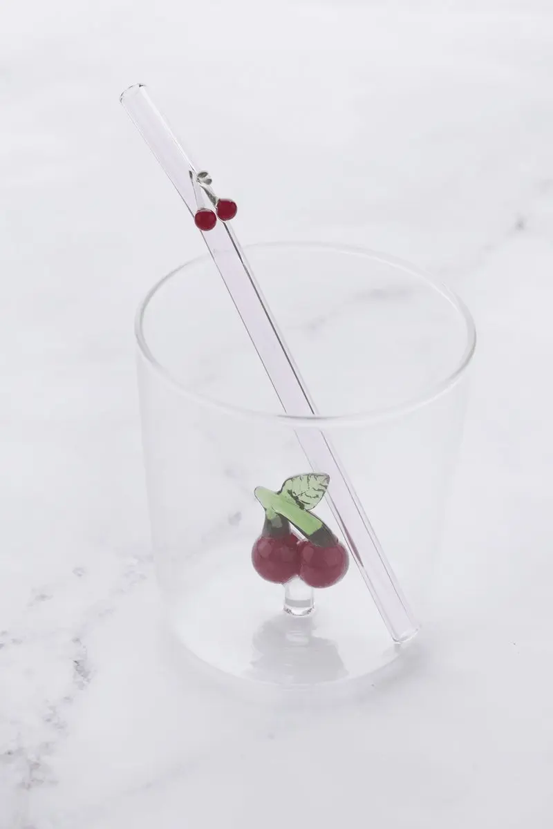 Typhoon Point-Virgule Glas met Rietje 300ml