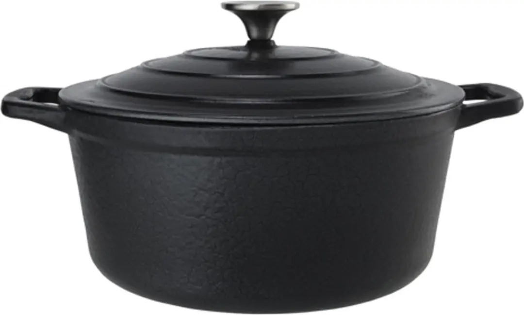 Cosy&Trendy Castard Kookpot 4,5L - Gietijzer Matzwart