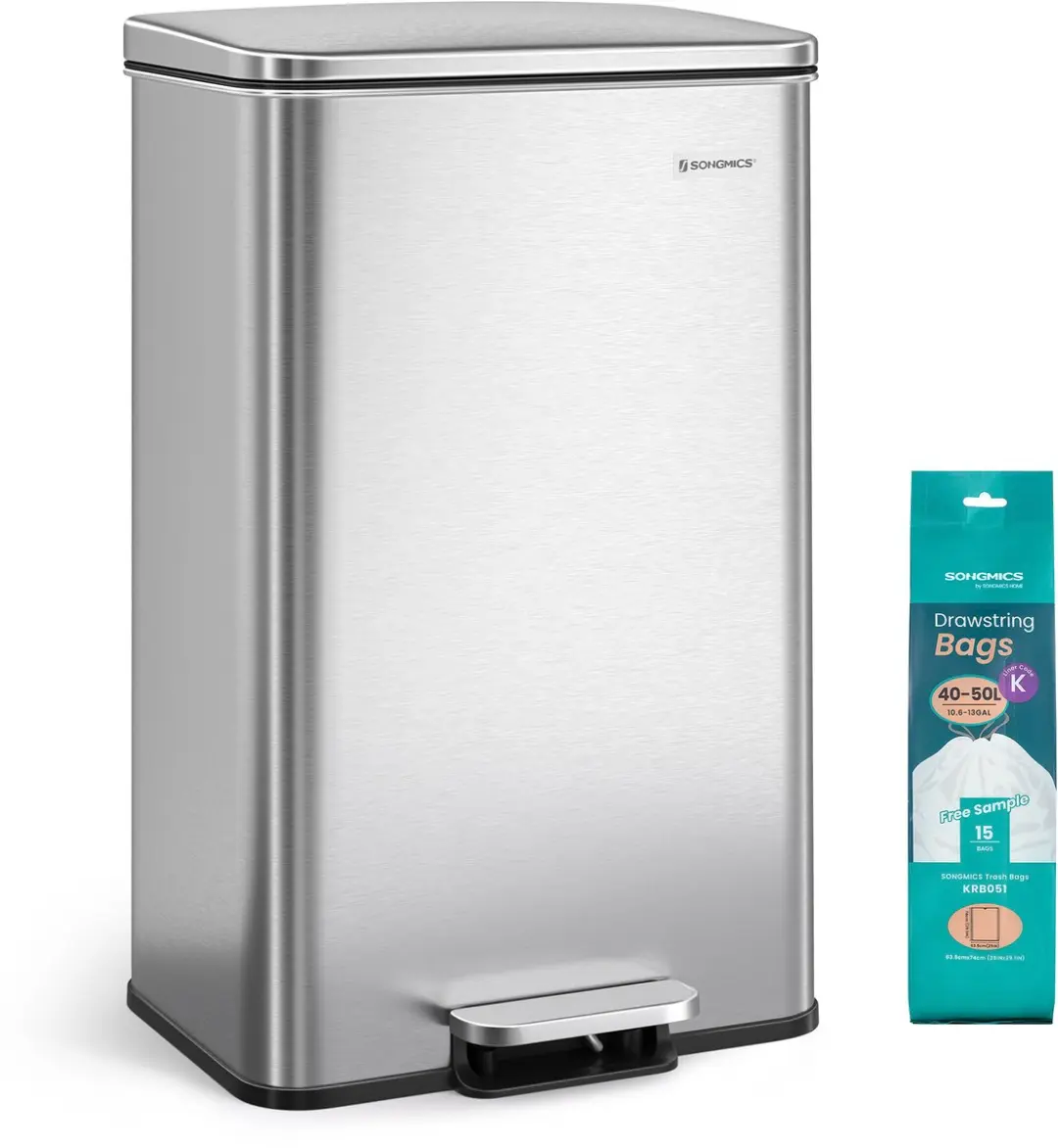 Songmics LTB540E40 Prullenbak 40L