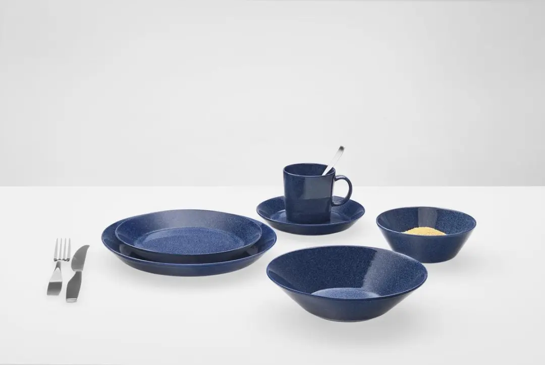 Iittala Teema Bord 17cm - Dotted Blue