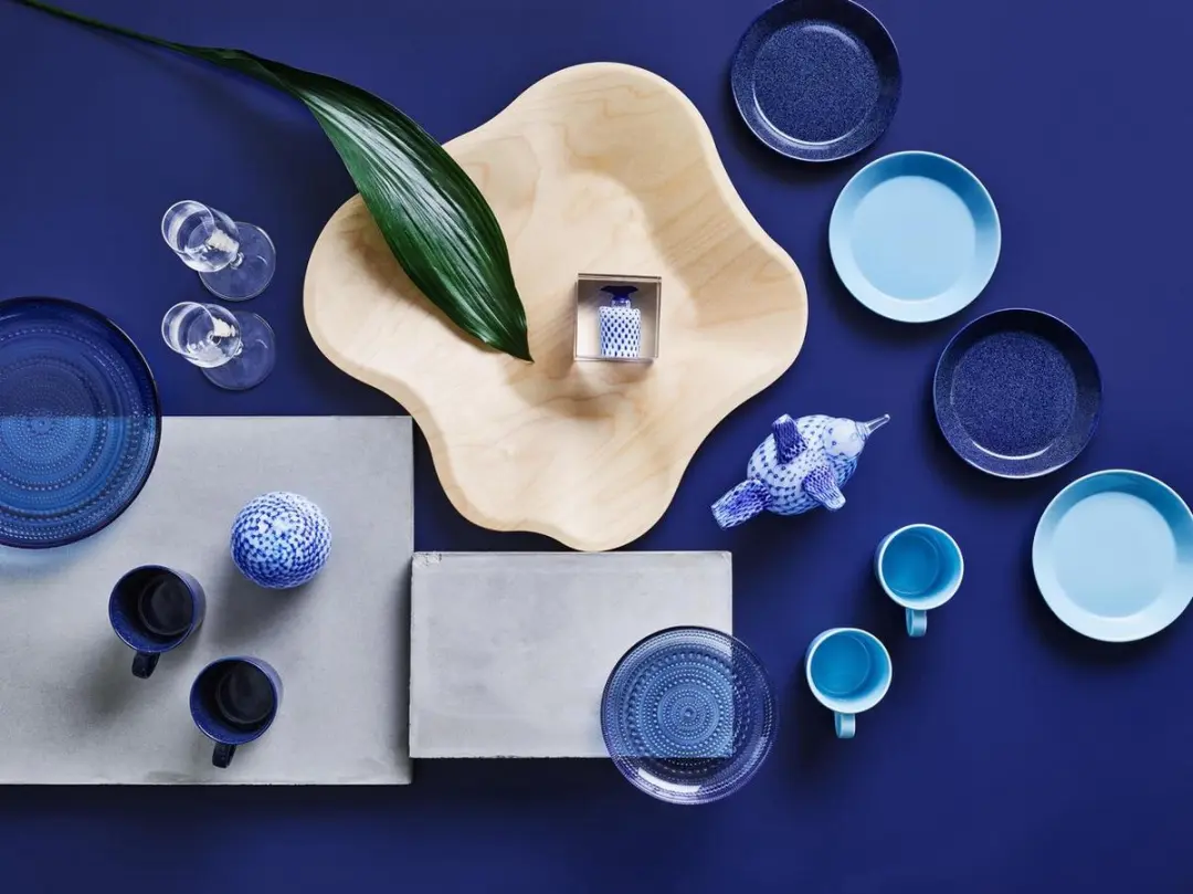 Iittala Teema Bord 17cm - Dotted Blue