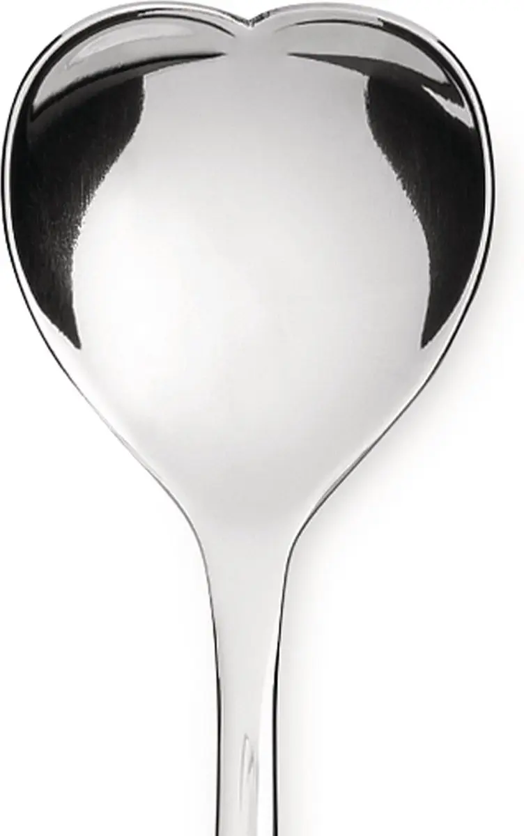 Alessi Big Love Theelepels AMMI08 - 4 Stuks - Zilver