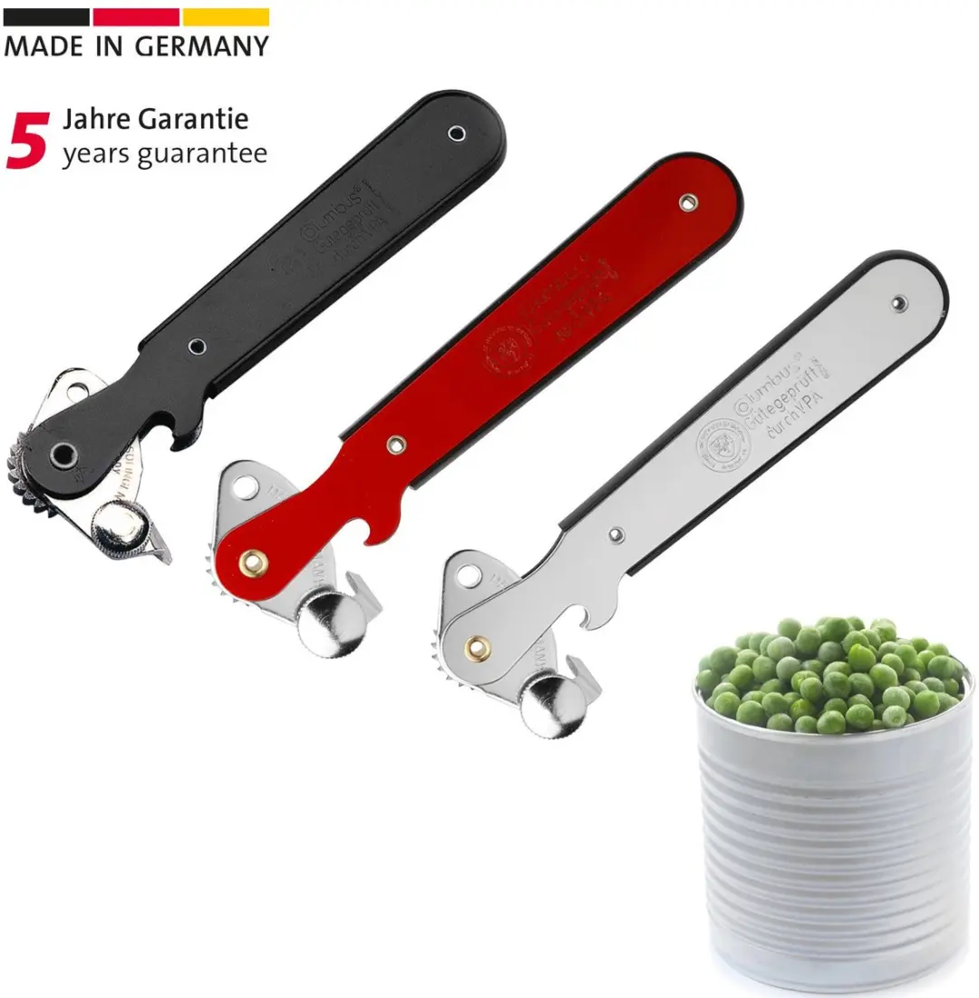 Westmark Hefboom Blikopener 2 Stuks - 16,2cm - Zwart