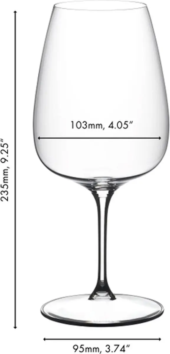 Riedel Grape Rode Wijnglazen 830ml - 2 Stuks