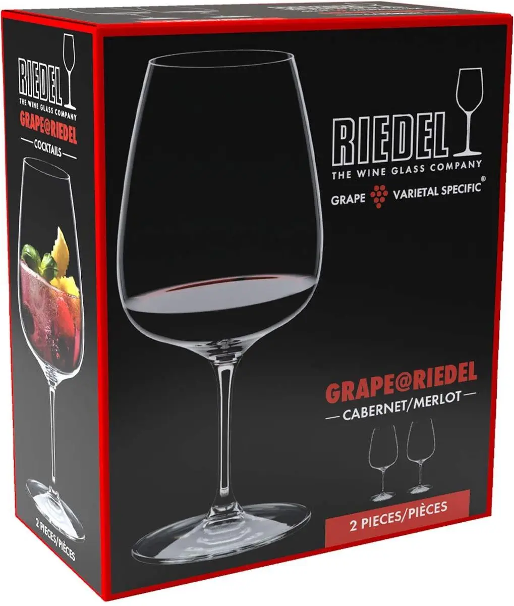Riedel Grape Rode Wijnglazen 830ml - 2 Stuks