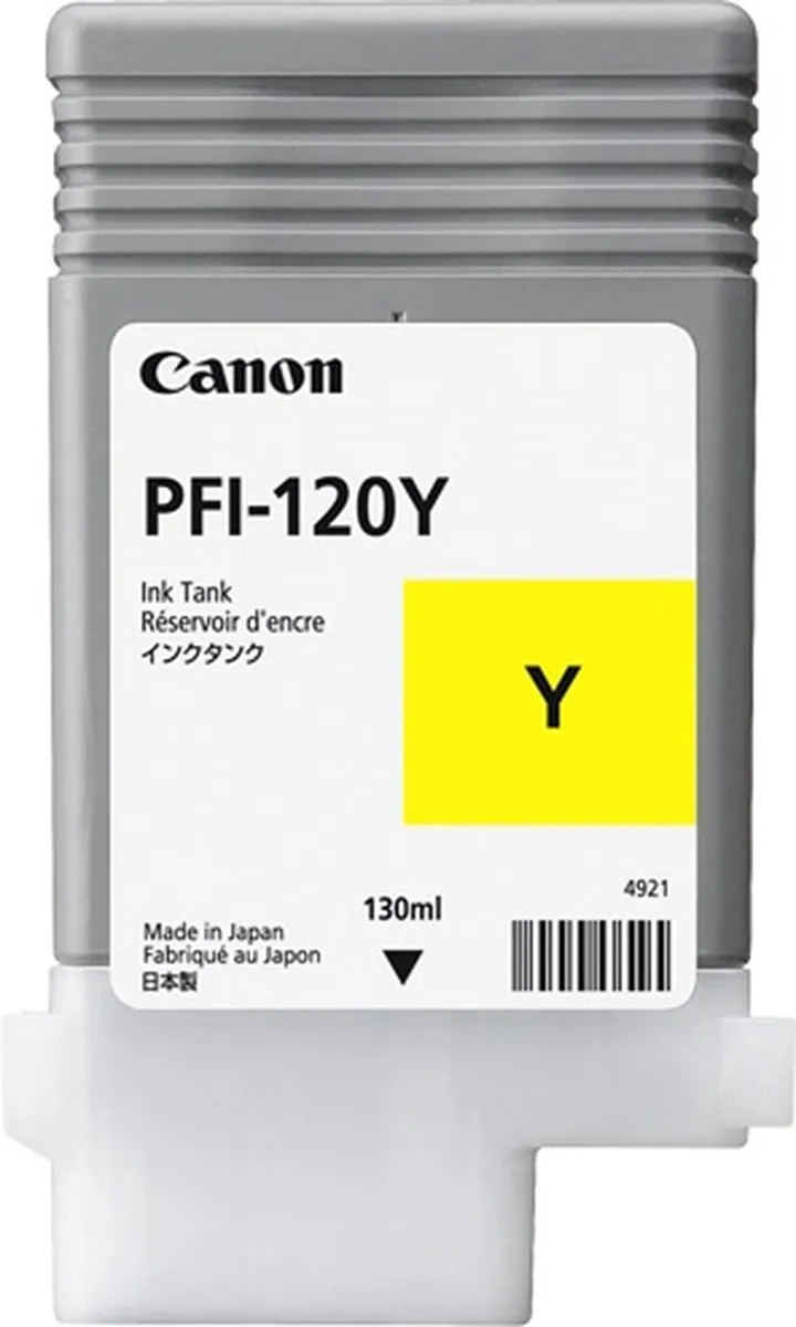 Canon PFI-120Y Inktcartridge Geel 130ml
