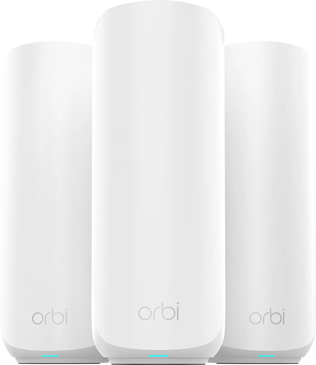 Netgear Orbi RBE373 Mesh WiFi 7 Versterker - 3600 Mbps - 3 Stuks