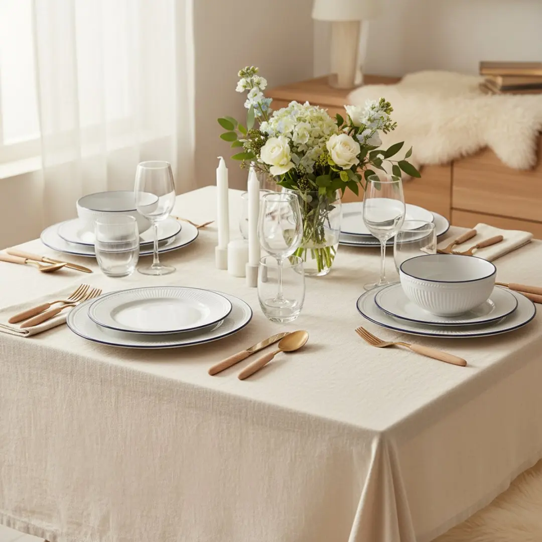 Cookinglife Whitmore Serviesset 24-delig - 6 Personen Wit