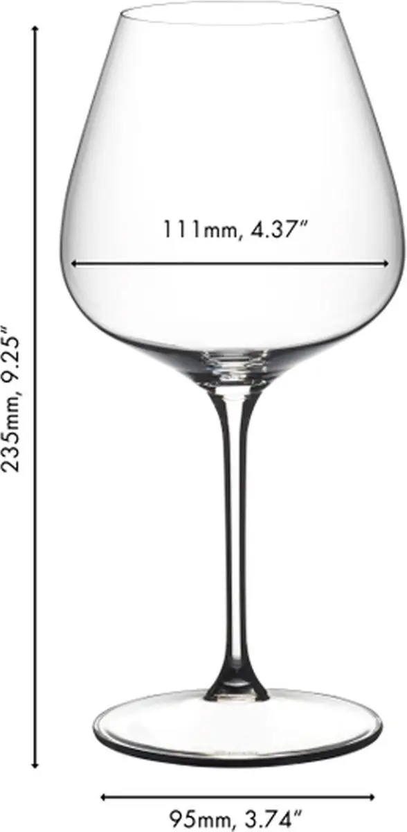 Riedel Grape Rode Wijnglazen 750ml - 2 Stuks