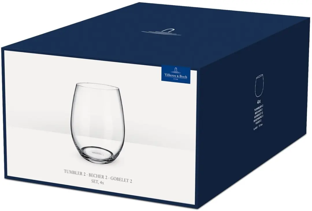Villeroy & Boch Entree Beker 0,48L - 4 Stuks