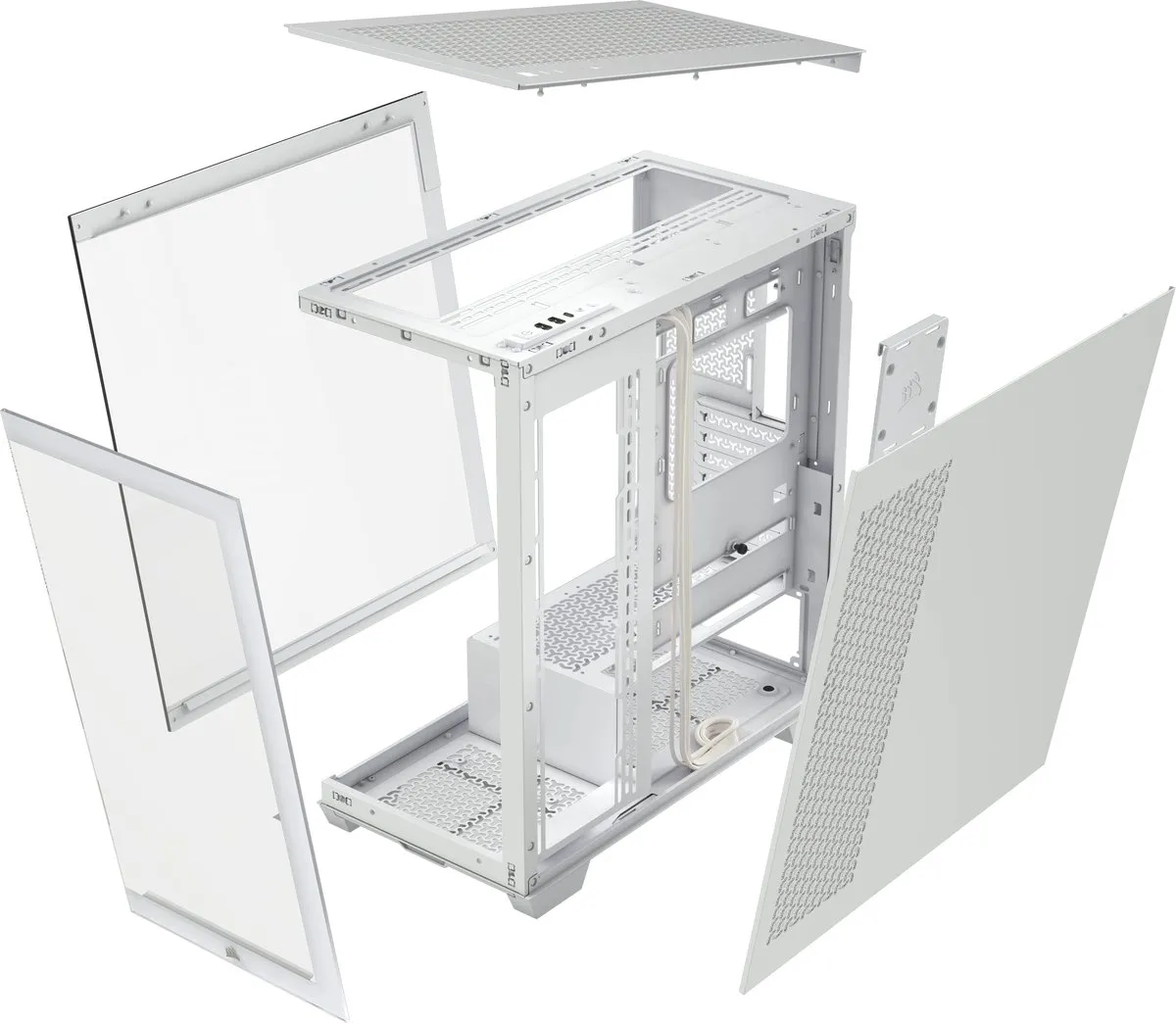 CORSAIR 3500X - Midtowermodel ATX - Gehard Glas - Wit