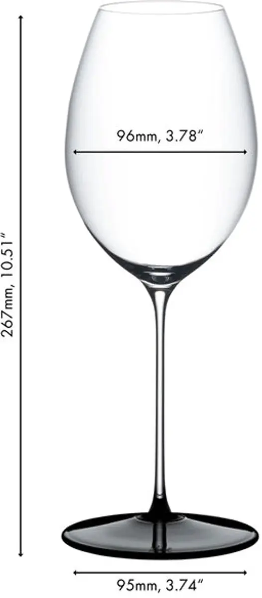 Riedel Fatto A Mano Black Tie Rode Wijnglas 668ml