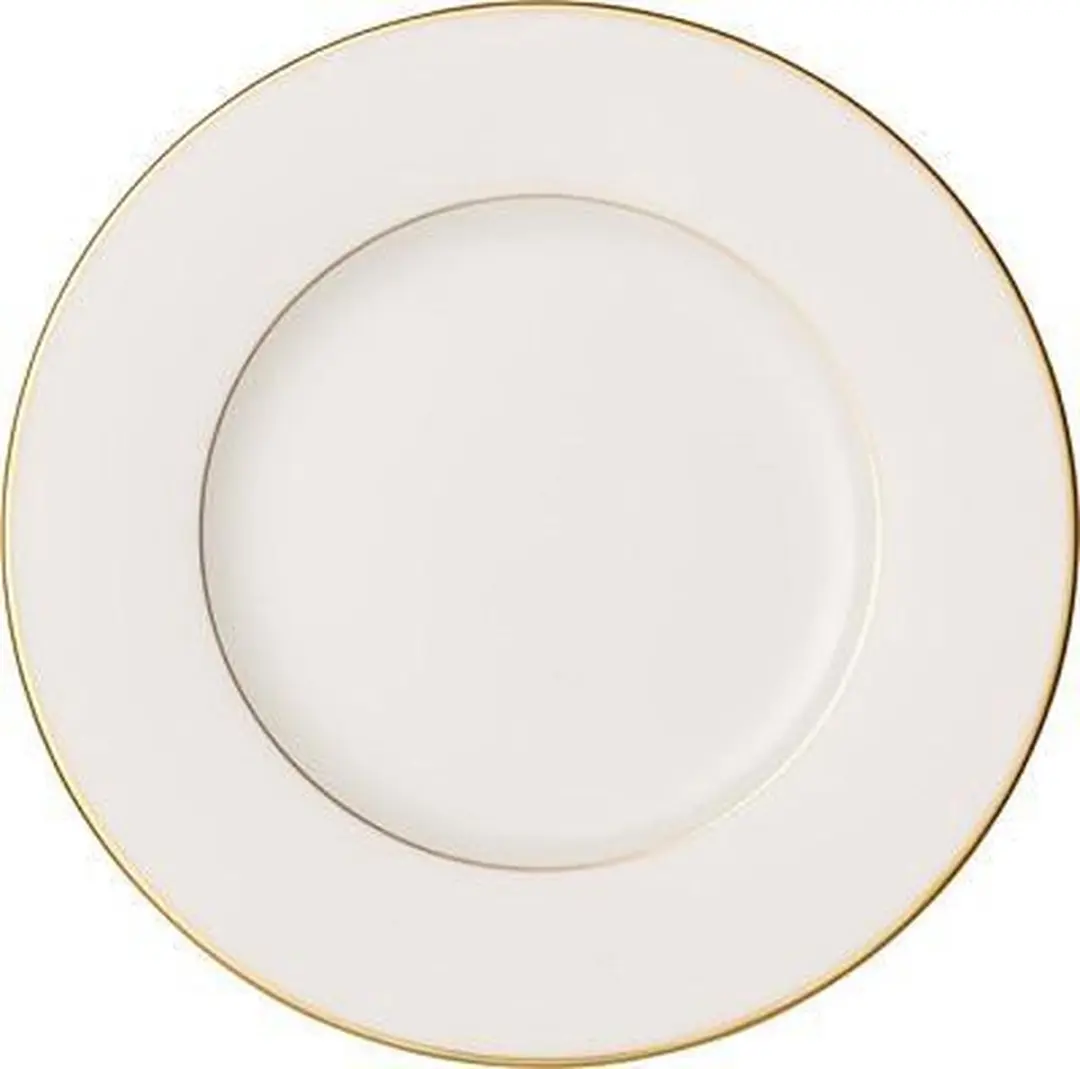 Villeroy & Boch Anmut Gold Ontbijtbord 22cm - Wit/Goud
