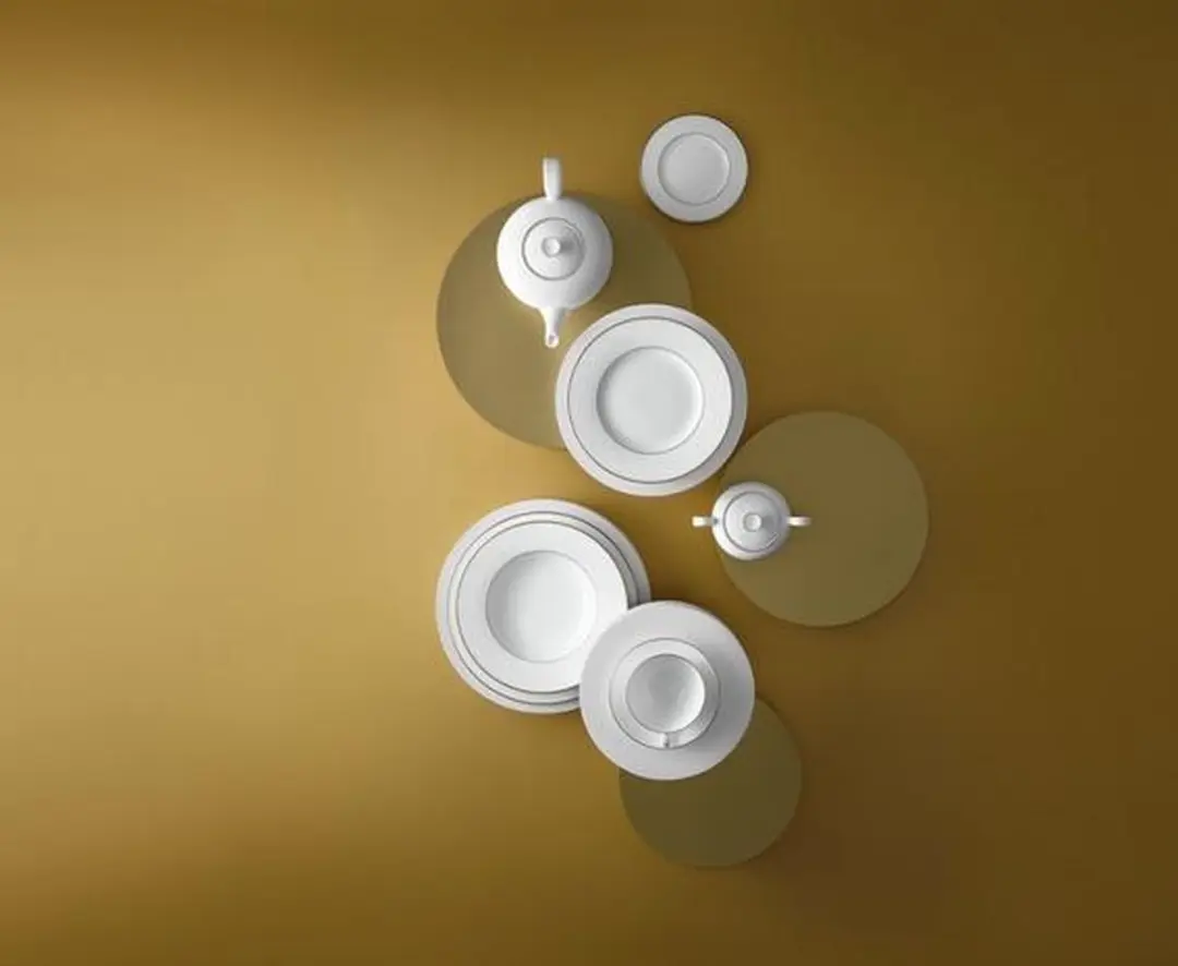 Villeroy & Boch Anmut Gold Ontbijtbord 22cm - Wit/Goud