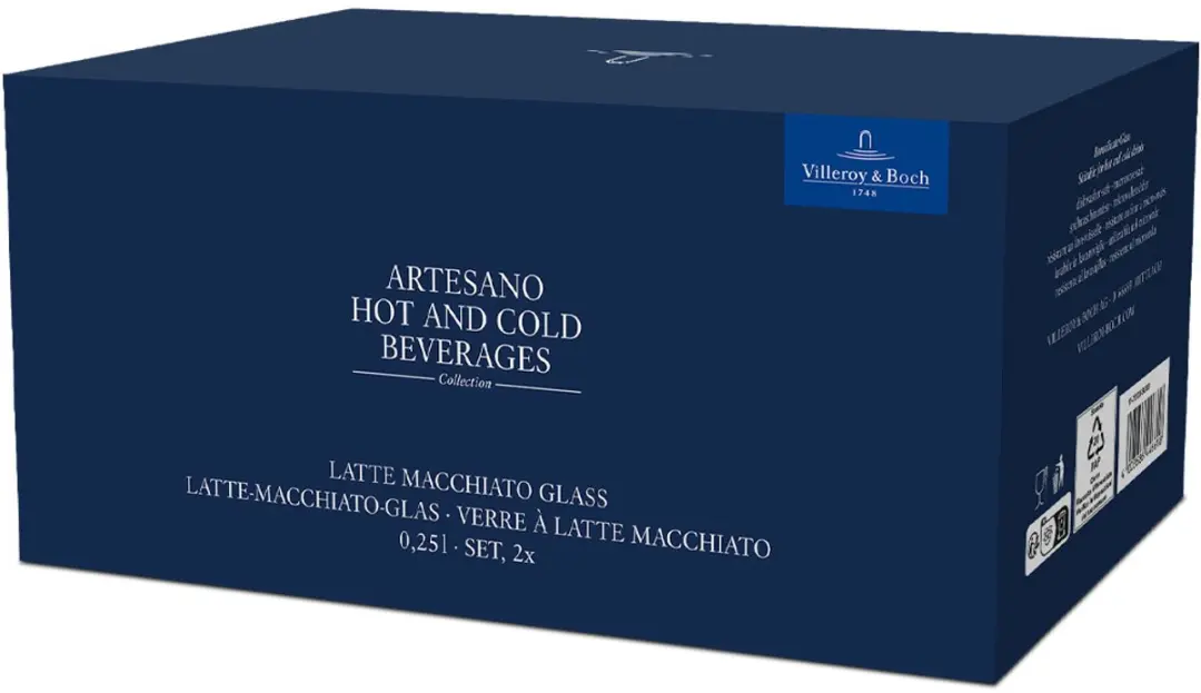 Villeroy & Boch Artesano Hot & Cold Latte Macchiato Glazen - 250ml - 2 Stuks - afbeelding 5 van 6