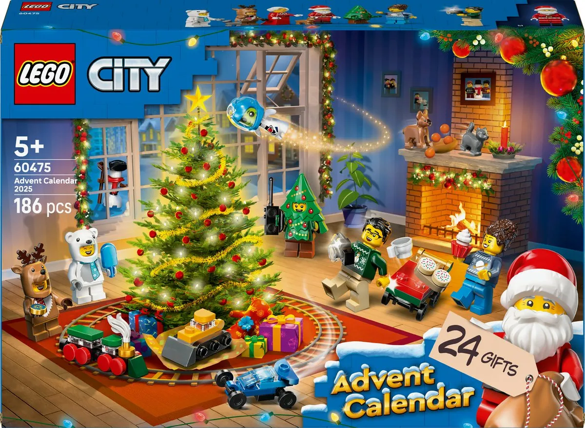 LEGO City Adventskalender 60475 - 186 Stukken - Multicolor