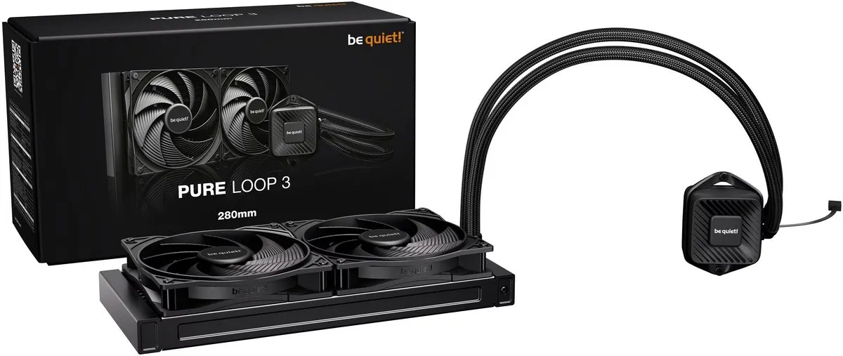 be quiet! Pure Loop 3 280mm Processor Koeler - 2x140mm PWM - Zwart