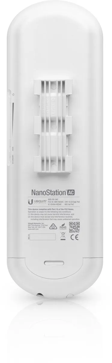 Ubiquiti NanoStation AC NS-5AC-EU - Accesspoint 5 GHz - Wit