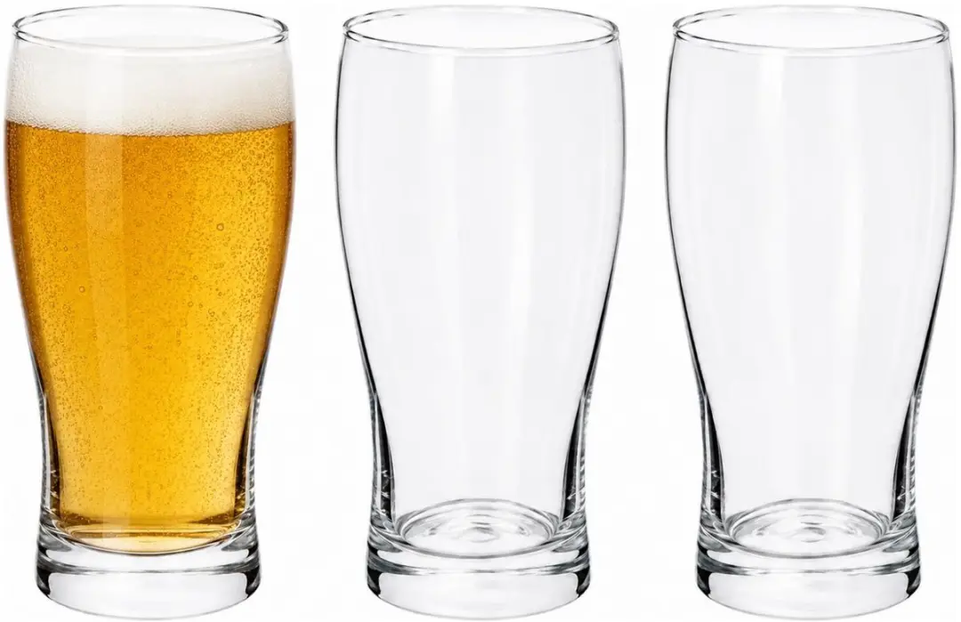 Excellent Houseware Bierglazen Set 3x 550ml