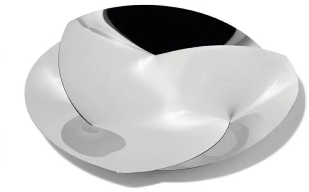 Alessi Resonance Fruitschaal 40cm - Zilvergrijs