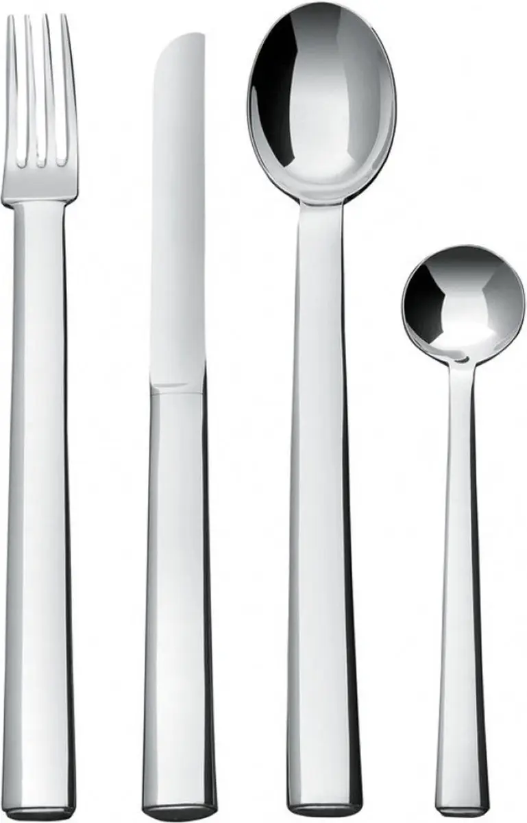 Alessi JH01S24 Bestekset - 24-delig - Hoogglans Chroom